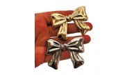 Çanta Aksesuar 6x5 cm Kurdele Model Plaka Süs Light Gold Renk