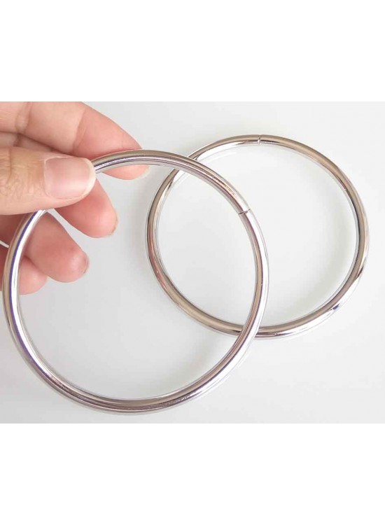 Çanta Aksesuar 7 Cm Gümüş Renk Metal Çanta Sapı, Halka