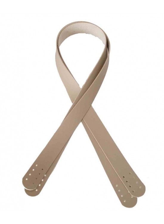 Çanta Aksesuar 70X2.4 Cm Bej Renk Suni Deri Çanta Sapı
