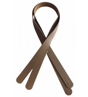 Çanta Aksesuar 70X2.4 Cm, Tek Kat Suni Deri Vizon Renk Çift Sap