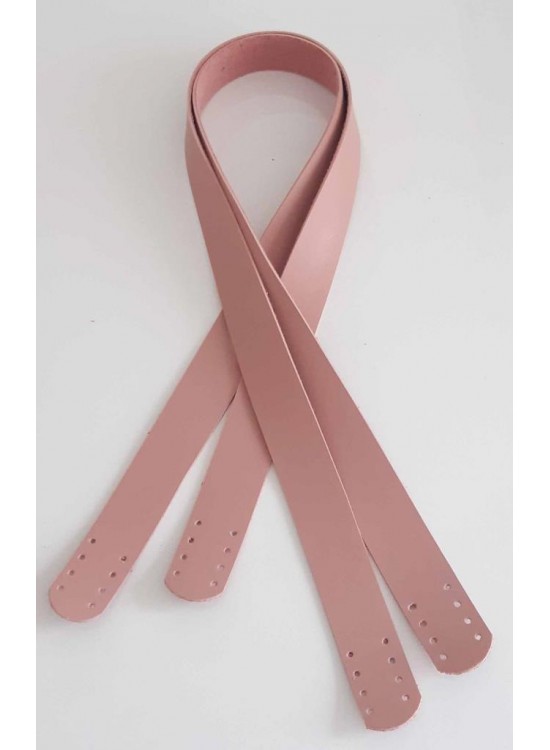 Çanta Aksesuar 80X2.5 Cm, Pudra Renk Suni Deri Çanta Sapı