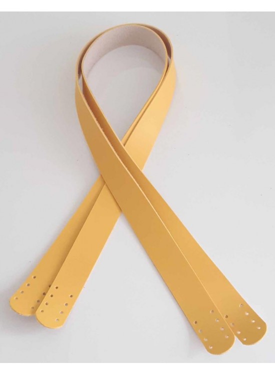 Çanta Aksesuar 80X2.5 Cm, Sarı Renk Suni Deri Çanta Sapı