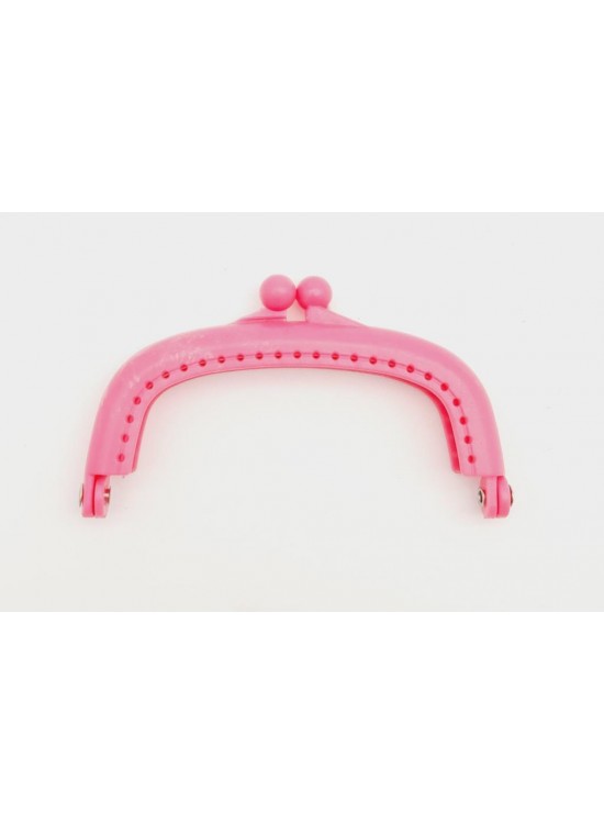 Çanta Aksesuar 9 cm Plastik Cüzdan Klipsi Koyu Pembe Renk
