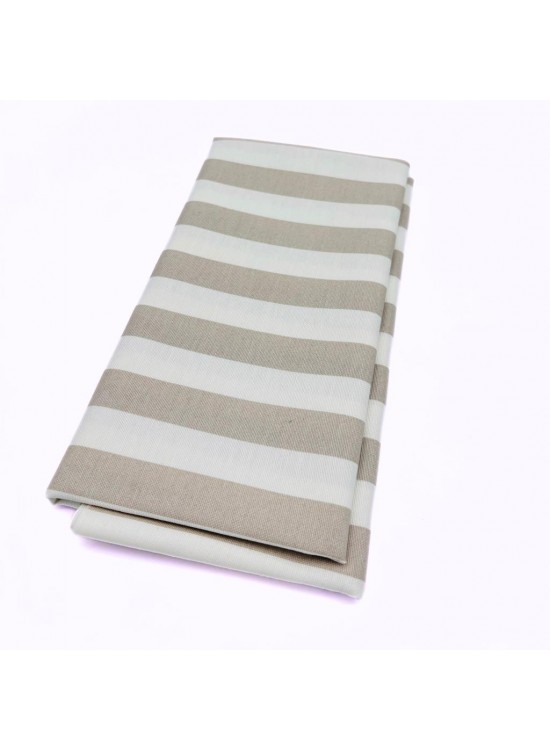 Çanta Aksesuar 90x50 cm Duck Astarlık Kumaş Açık Vizon Çizgili