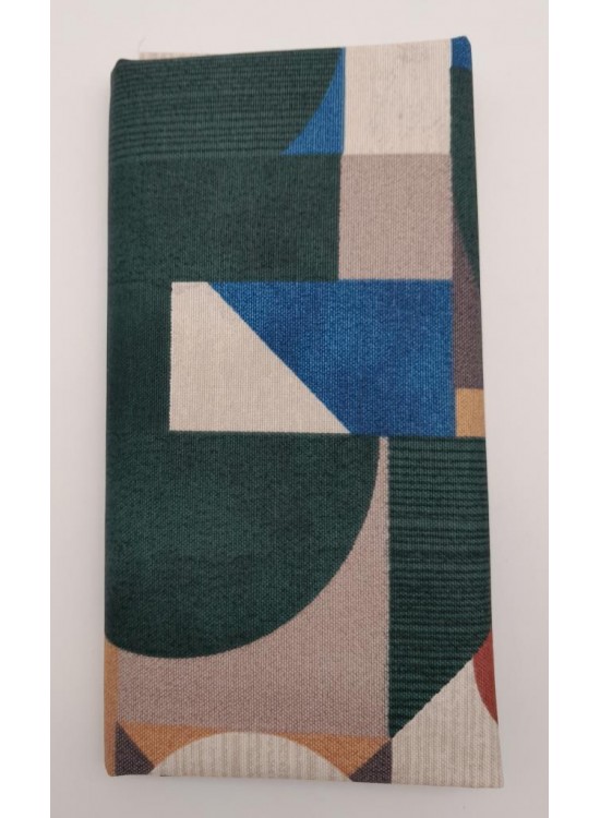 Çanta Aksesuar 90X50 Cm Duck Astarlık Kumaş Geometrik Desen No:11