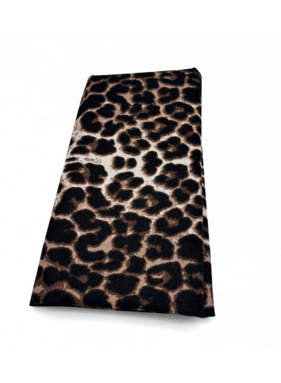Çanta Aksesuar 90x50 cm Duck Astarlık Kumaş Leopar Desen