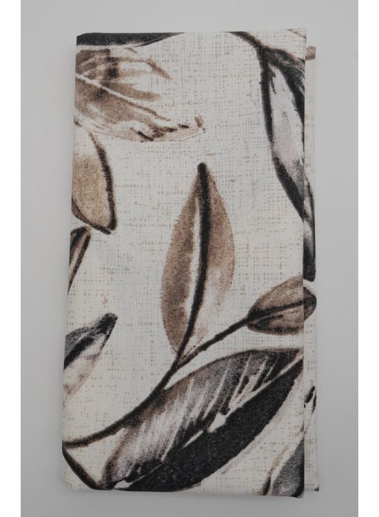 Çanta Aksesuar 90X50 Cm Duck Astarlık Kumaş Yaprak Desen No:12