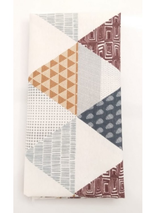 Çanta Aksesuar 90X50 Cm Duck Kumaş Astarlık Üçgen Desen