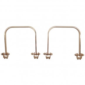 Çanta Aksesuar 9x9 cm Light Gold Renk Vidalı Metal Çanta Tutma Sapı