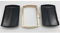 Çanta Aksesuar Abiye Çanta Kalıbı Oval Kenar Light Gold Metal