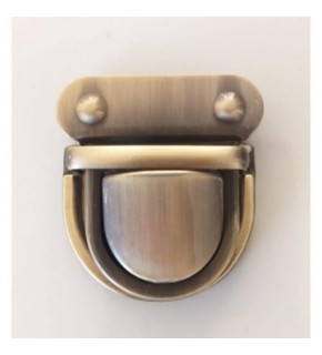 Çanta Aksesuar Açık Antik Renk 4.3X3.7 Cm Kancalı Kilit