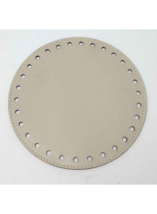 Çanta Aksesuar Açık Vizon Renk 16 Cm Yuvarlak Taban Plaka