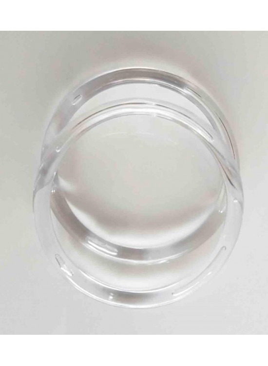 Çanta Aksesuar Akrilik Görünümlü Plastik Çanta Sapı Şeffaf