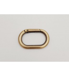 Çanta Aksesuar Antik 3 cm Ovalize Yaylı Halka 1 Adet