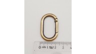 Çanta Aksesuar Antik 3 cm Ovalize Yaylı Halka 1 Adet