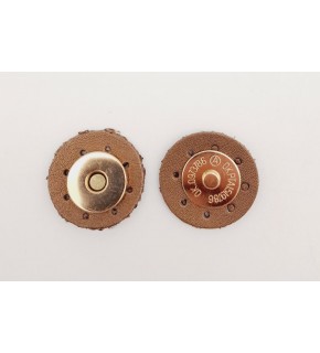 Çanta Aksesuar Bakır Renk Suni Derili Mıknatıslı Çıtçıt Light Gold Metalli