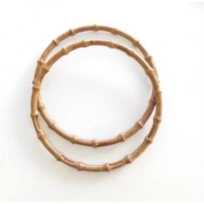 Çanta Aksesuar Bambu Görünümlü Plastik Çanta Sapı B4