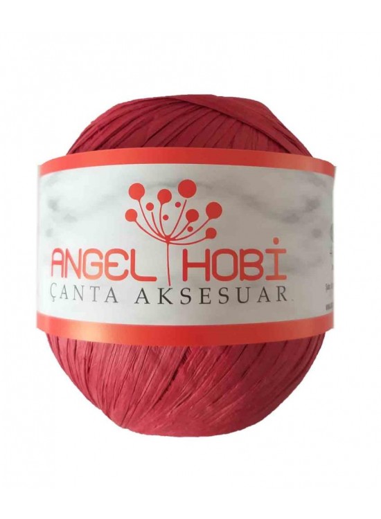 Çanta Aksesuar Bobin Rafya 150 Gr Kırmızı No:11