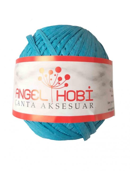 Çanta Aksesuar Bobin Rafya 150 Gr Turkuaz No:7
