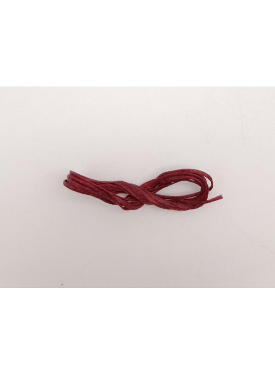 Çanta Aksesuar Bordo Mumlu Deri Dikme İpi 1 Metre