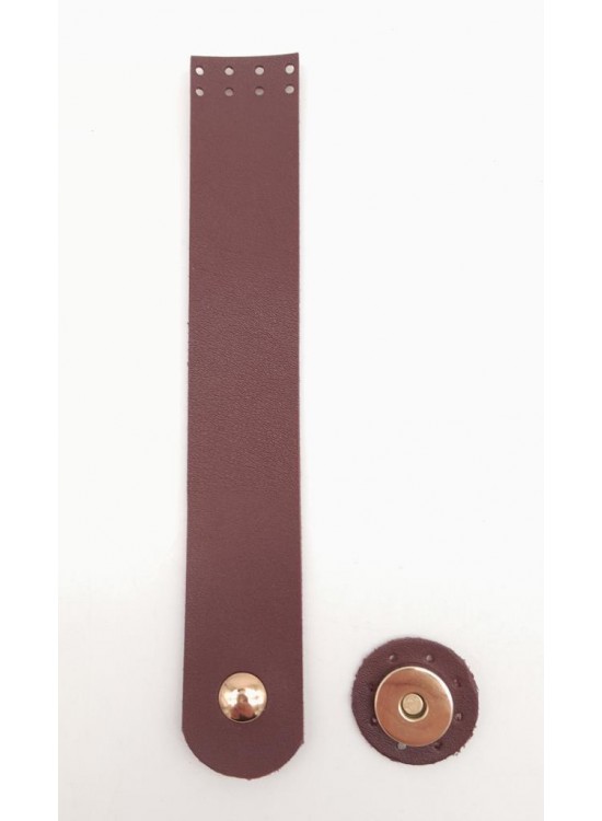 Çanta Aksesuar Bordo Renk 18x3 Cm Tek Kat Suni Deri Kapak Light Gold Metal