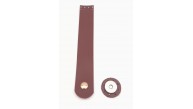 Çanta Aksesuar Bordo Renk 18x3 Cm Tek Kat Suni Deri Kapak Light Gold Metal