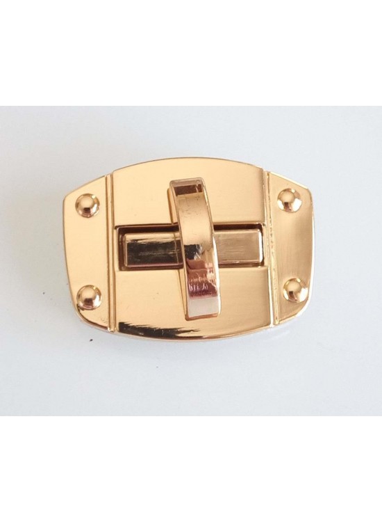 Çanta Aksesuar Büyük Boy Light Gold Renk Vidalı Kilit No:29