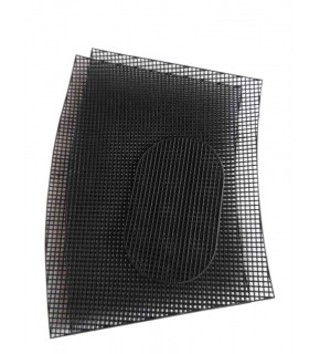 Çanta Aksesuar Çanta Kanvas Seti 12X20 Cm Tabanlı Siyah Küçük