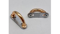 Çanta Aksesuar Çift Köprü Aparatı Light Gold Renk  Oval Model