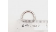Çanta Aksesuar D Halka 1.3 Cm Gümüş 1 Adet