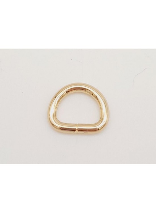 Çanta Aksesuar D Halka 1.3 Cm Light Gold 1 Adet