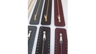 Çanta Aksesuar Derili Fermuar Yeni Model Bordo 30 Cm Gümüş