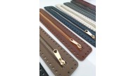 Çanta Aksesuar Derili Fermuar Yeni Model Taba 30 Cm Light Gold
