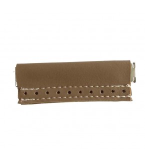 Çanta Aksesuar Derili Mini Metal Çanta Ağzı Vizon 9X3 Cm