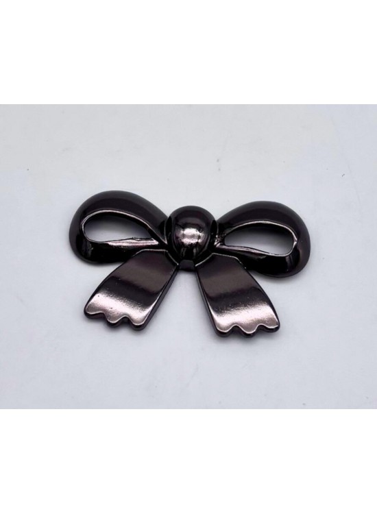 Çanta Aksesuar Füme Renk 3.5 cm Kurdele Model  Plaka Süs