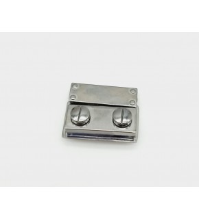Çanta Aksesuar Füme Vidalı Çanta Kilidi 3.5x2.7cm