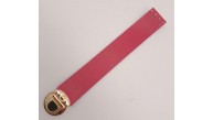 Çanta Aksesuar Fuşya 20x3 Cm Tek Kat Suni Deri Kapak Light Gold Metal