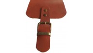 Çanta Aksesuar Gerçek Deri 21x12 cm Taba Renk Çanta Kapağı Antik Metalli