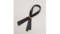 Çanta Aksesuar Gerçek Deri 35X1.2 Cm Siyah Renk Çanta Sapı