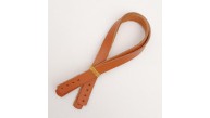 Çanta Aksesuar Gerçek Deri 35x1.2 cm Turuncu Taba Renk Çift Çanta Sapı