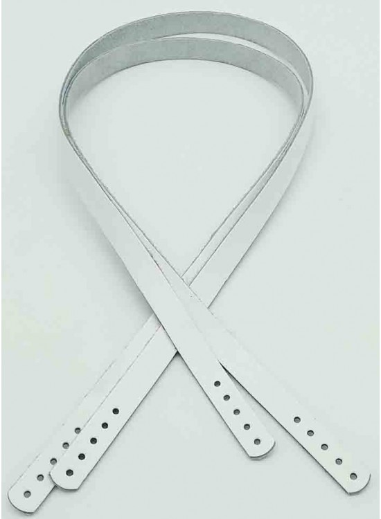 Çanta Aksesuar Gerçek Deri 70x1.2 Cm Beyaz Renk Çanta Sapı