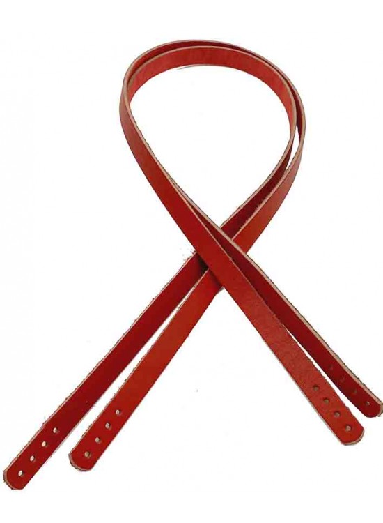 Çanta Aksesuar Gerçek Deri 70X1.2 Cm Kırmızı Renk Çanta Sapı