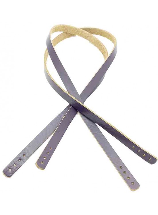 Çanta Aksesuar Gerçek Deri 70x1.2 cm Mor Renk Çanta Sapı