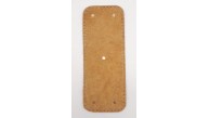 Çanta Aksesuar Gerçek Deri Açık Taba 30x12 cm Dikdörtgen Light Gold Metalli Çanta Tabanı