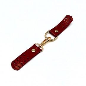Çanta Aksesuar Gerçek Deri Kancalı Böce (Kilit) Croco Taba Renk Light Gold Metalli