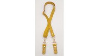 Çanta Aksesuar Gerçek Deri Limon Küfü Renk 2x130 cm Sürgütlü Ayarlanabilir Çanta Sapı Light Gold Metalli