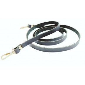 Çanta Aksesuar Gerçek Deri Spagetti Model Gri Renk Light Gold Metal Çanta Sapı