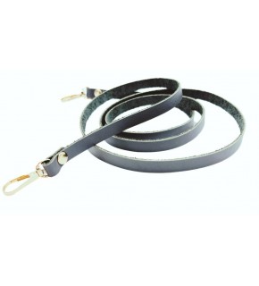 Çanta Aksesuar Gerçek Deri Spagetti Model Gri Renk Light Gold Metal Çanta Sapı