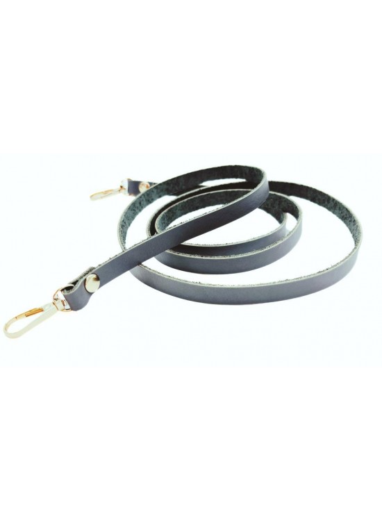 Çanta Aksesuar Gerçek Deri Spagetti Model Gri Renk Light Gold Metal Çanta Sapı