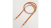 Çanta Aksesuar Gerçek Deri Spagetti Model Turuncu Taba Light Gold Metal Çanta Sapı